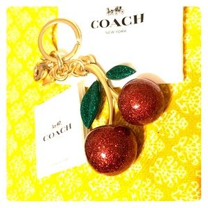 COACH Cherry keychain